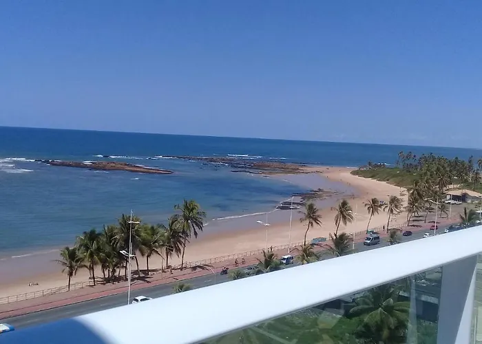 Flat Smart 401-Frente A Praia-Com Self-Check-In.