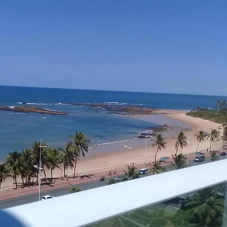 Flat Smart 401-Frente A Praia-Com Self-Check-In. Salvador Exterior photo